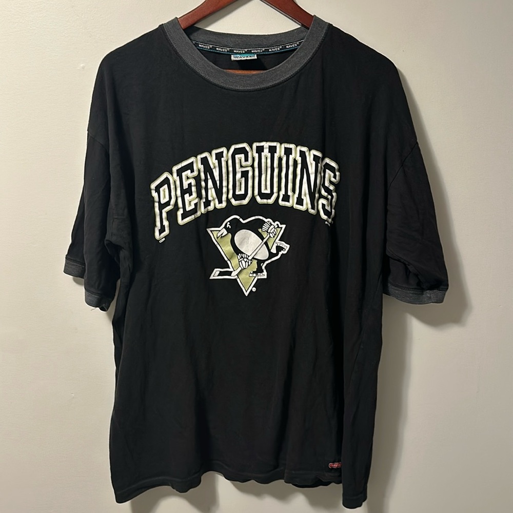 Y2K Waves Pittsburgh Penguins tshirt Men’s Sz xl GUC